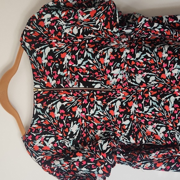 Tahari My Perfect Shape Plus Floral Shift Dress Cap Ruff, Size 1x - Picture 6 of 8